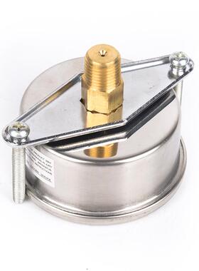 ACUTEK带支架轴向耐震压力表 YN60Z 16bar PT1/4 液压抗震压力表