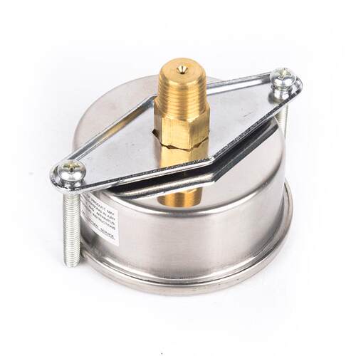 ACUTEK带支架轴向耐震压力表 YN60Z 16bar PT1/4 液压抗震压力表