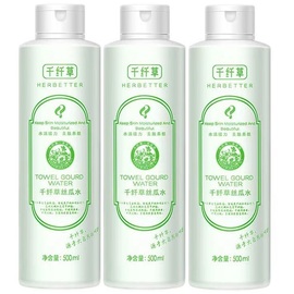 千纤草丝瓜水500ml*3瓶芊芊，草化妆水爽肤，面膜保湿收缩毛孔柔肤水