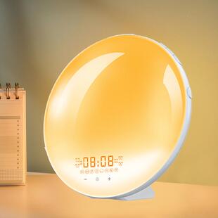 Alexa语音APP控制七彩醒能小夜灯自伴然日出唤日SH 01S落睡智闹钟