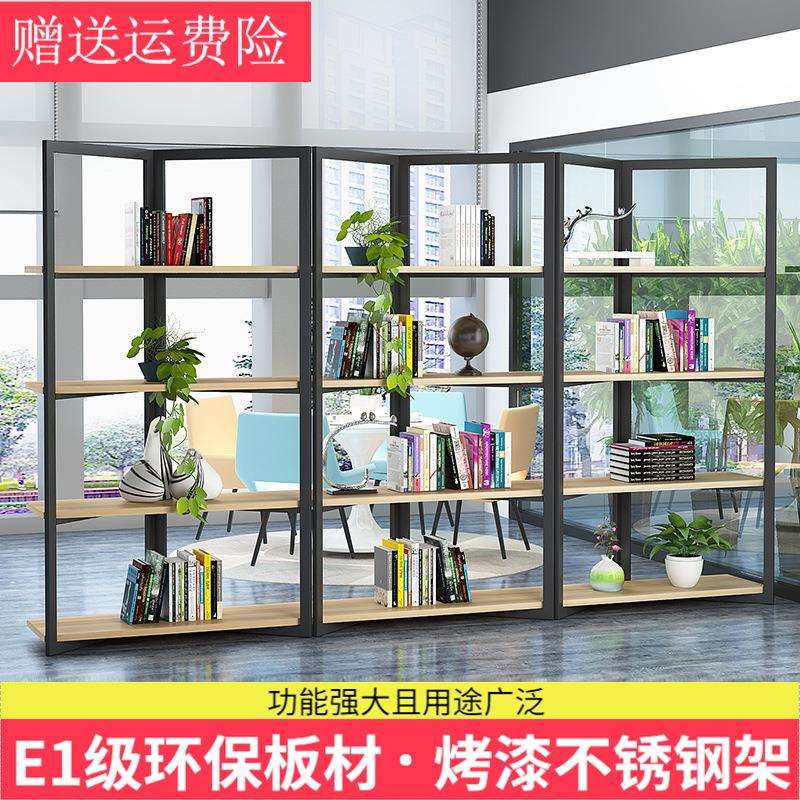 展示架铁艺屏风隔断置物架办公室书架客厅外贸美式工业风花架LOFT