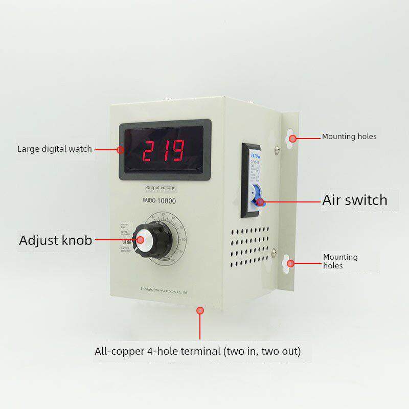 220V 10000W温控器开关大功率调节器工业电炉温度调节单相风机调