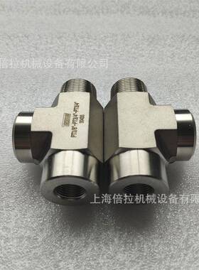 TENHEFLOW非标SUS三通PT3/4xPT3/8不锈钢T型变径转换接头