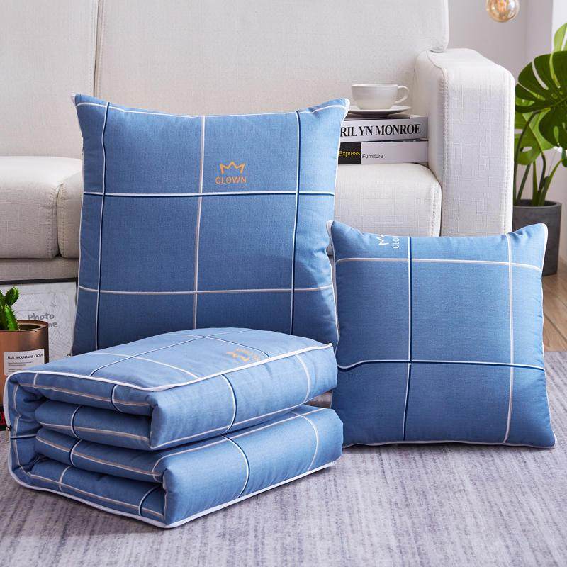 正品抱枕被子两厚用加汽车载办公室午叠睡枕头枕靠垫折空调靠毯二