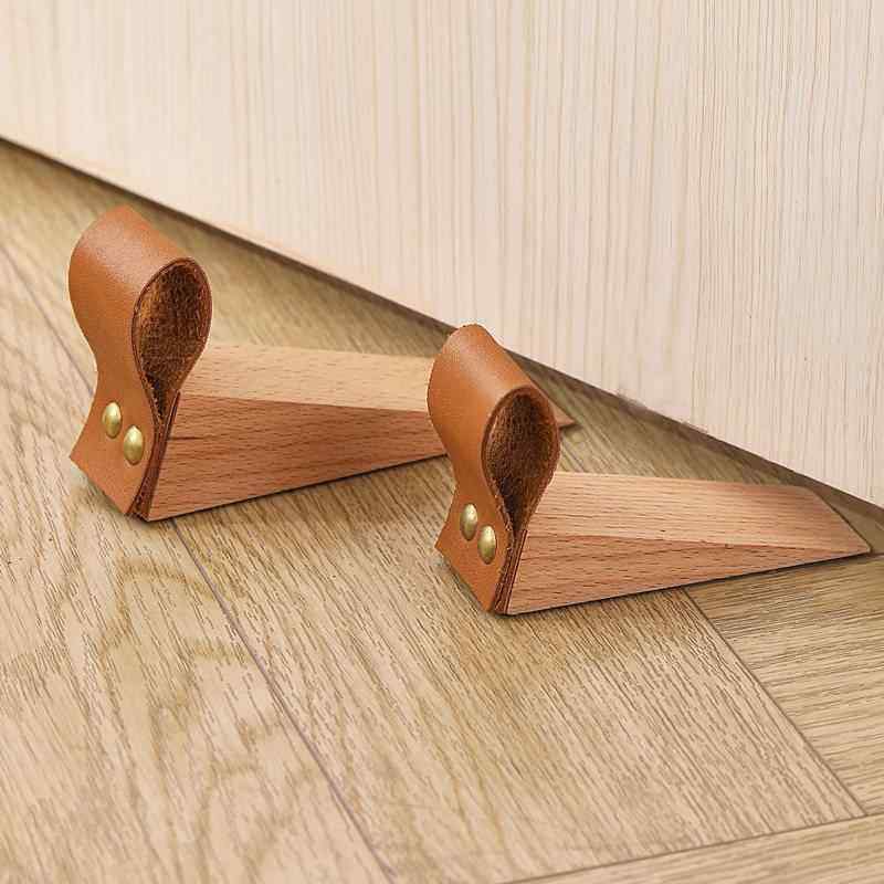 实木创意防风门挡门塞挡门器门顶阻器防撞门门楔器塞子卡门免打孔