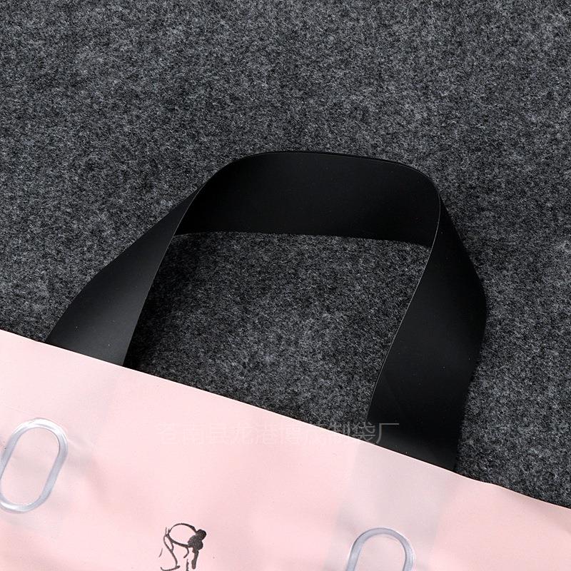 新款直销供应粉色塑料手提服装袋塑料服装店创意购物袋子礼品包装