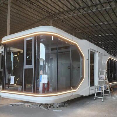 辽阳市 网红太空舱营地 景观民宿小屋沈阳流浪仓智慧商亭方舱设计