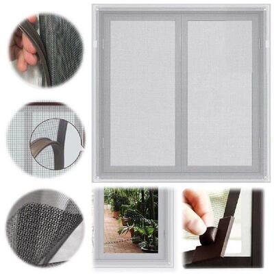Magnetic Adjustable Window Screen Easy Installation Self
