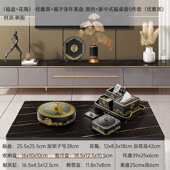 新中式 饰品现代简约 纸巾盒摆件创意创意餐桌茶几抽纸收纳家居装