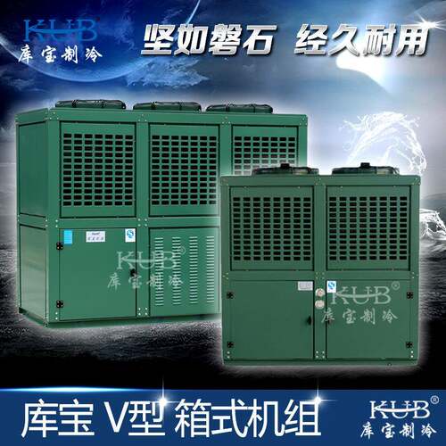 IBPV型箱式风冷富士压豪款冷机组型制冻库户外冷库活塞低温缩机组