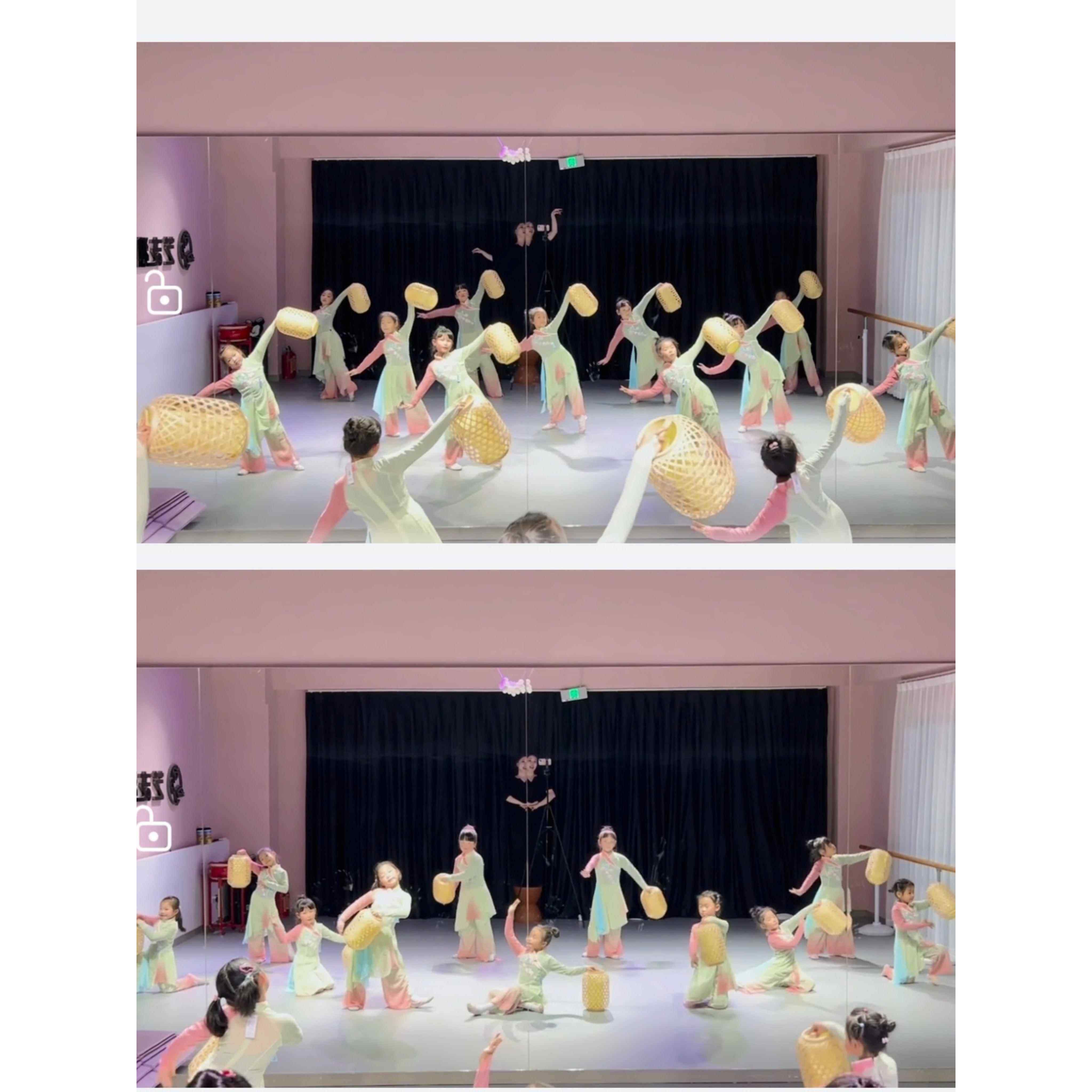 正品儿典童古灯舞装影江南舞蹈表演服装中式轻妆厚触服灯饰道具