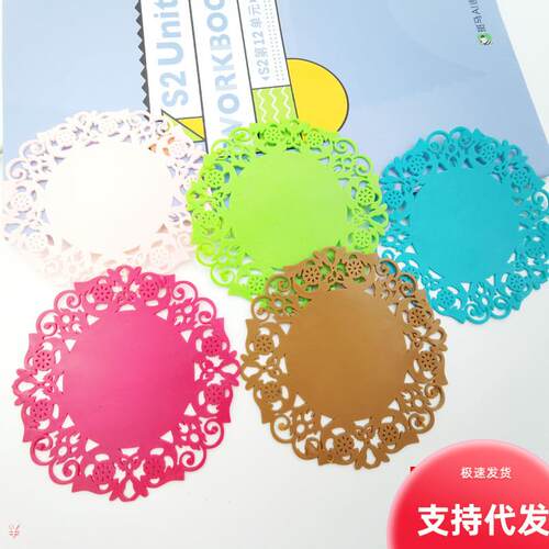 Creative Hollow Silicone Flower-shaped Heat-Resistant Coaste