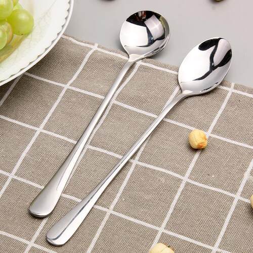 Long-handled stirring spoon, coffee small spoon, Japanese-st