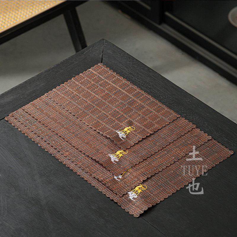 新中式纤维茶席干泡垫茶杯垫功夫茶具隔热垫茶壶垫子干泡席茶配件,居家布艺,茶席,淘宝优惠券,粉丝福利购,淘宝优惠卷