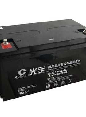 光宇6-GFM-65C蓄电池12V65AH直流屏EPS消防UPS电源机房储能备用