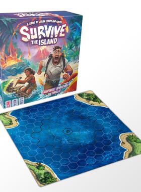 【安妮桌游】逃离绝命岛牌垫 survive the island playmat