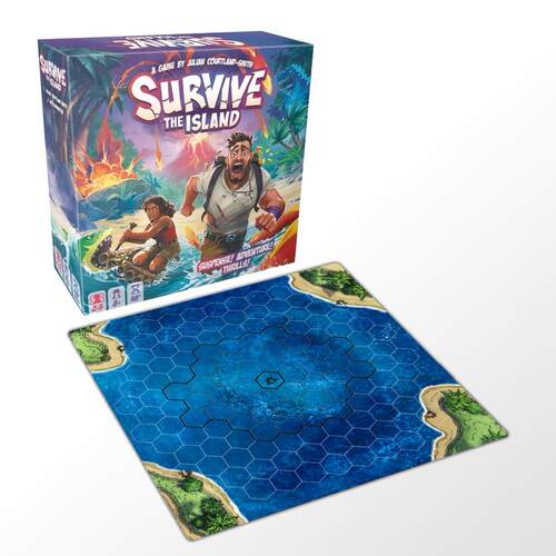 【安妮桌游】逃离绝命岛牌垫 survive the island playmat