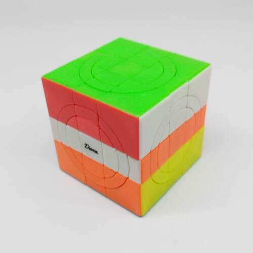 魔方吧 双环魔中魔魔方双圈疯狂三阶Double Crazy Cube多重魔中魔