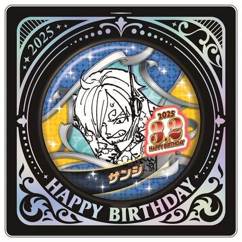 hobbybox jcs限定 海贼王 山治 香治 2025生日吧唧 立牌 现货