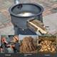 柴火灶农村柴火灶家用柴火灶节能大锅户外便携式 移动灶野餐