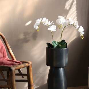 创意高脚花盆客厅商场服装店落地大花器北欧绿植植物宝莲灯种植盆