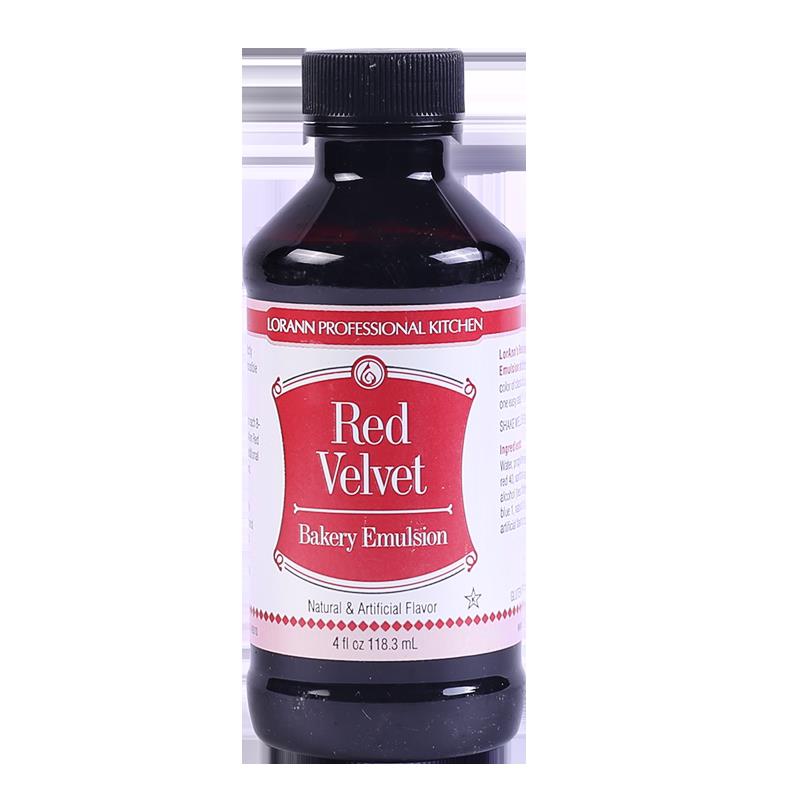 现货美国Lorann Red Velvet红丝绒蛋糕液面包精华香精红曲粉雪糕