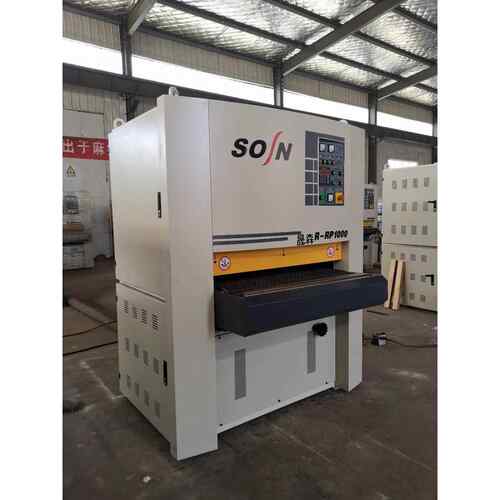 重型宽带砂光机定厚尺砂光机双砂架砂光机R-RP1000