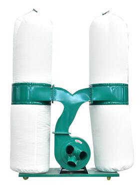 移动式尘除布单双筒滤袋机袋械木工雕刻机HCBD木屑收集简易布袋除