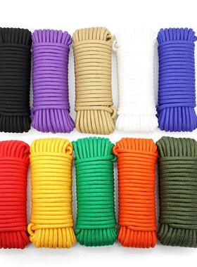 2/3/4/6mmx10m Anti-Slip Nylon Clothesline Outdoor Windproof