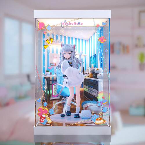 【移不动】Nachoneko 甘城猫猫 亚克力手办主题背景展示盒