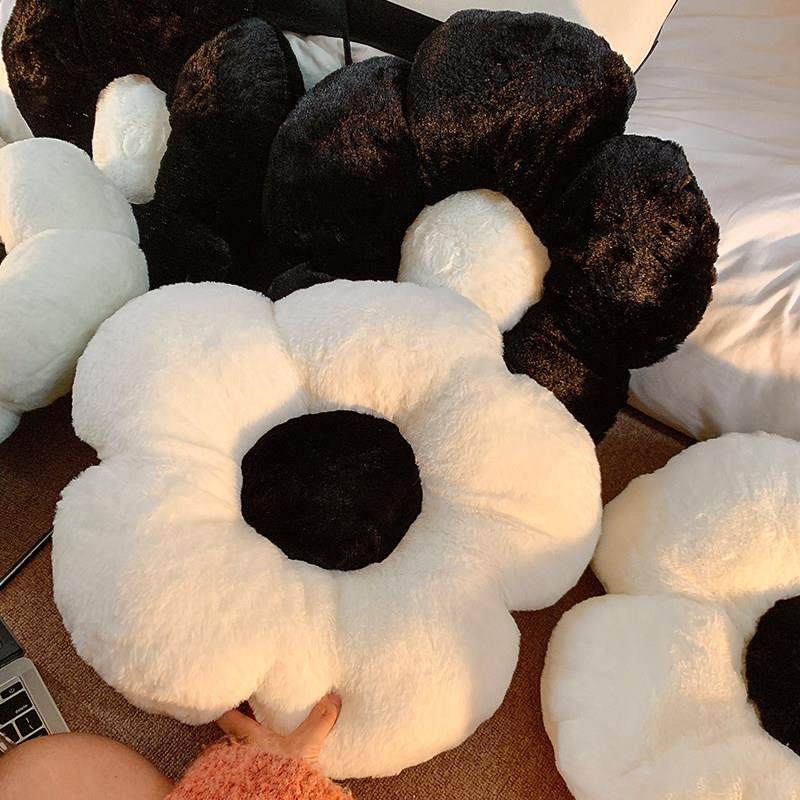 毛绒花朵坐垫沙发飘窗屁垫卧室地上蒲团座垫办公室椅子垫靠垫宿舍,居家布艺,椅垫,淘宝优惠券,粉丝福利购,淘宝优惠卷