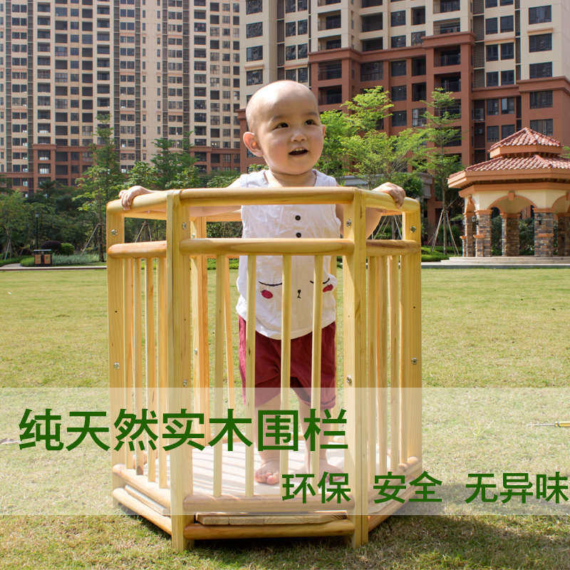 儿童站椅站桶宝宝安全椅学站护栏婴儿学站车围栏椅全实木宝宝站栏