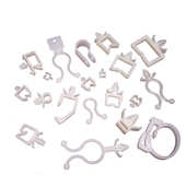 端子5306配件管保险 20管连铜 铜端子 保险丝绕扒五金 端子耳朵