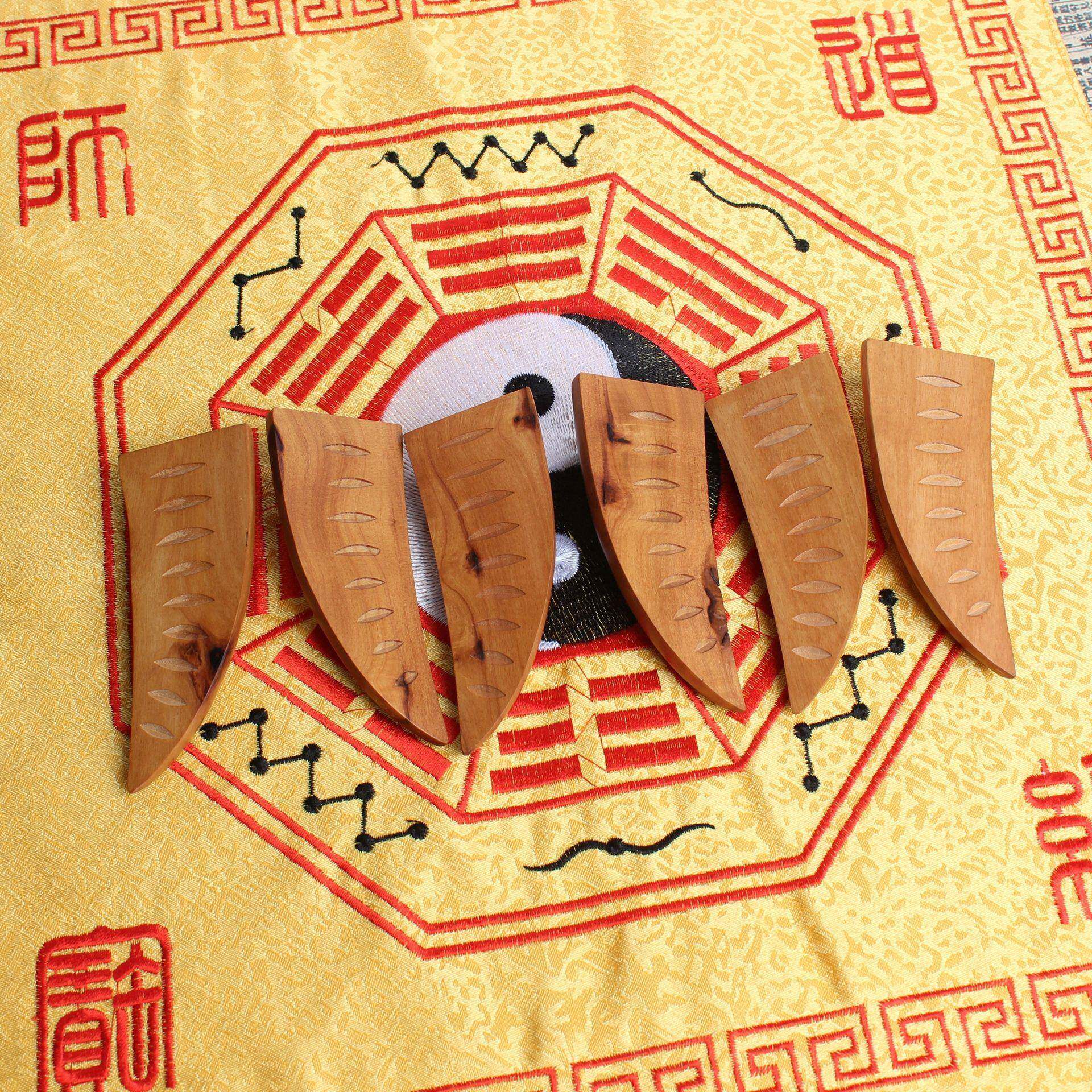 雷击枣木桃木圣杯圣茭圣卦拜神用具手把件木质工艺品木雕道家用品