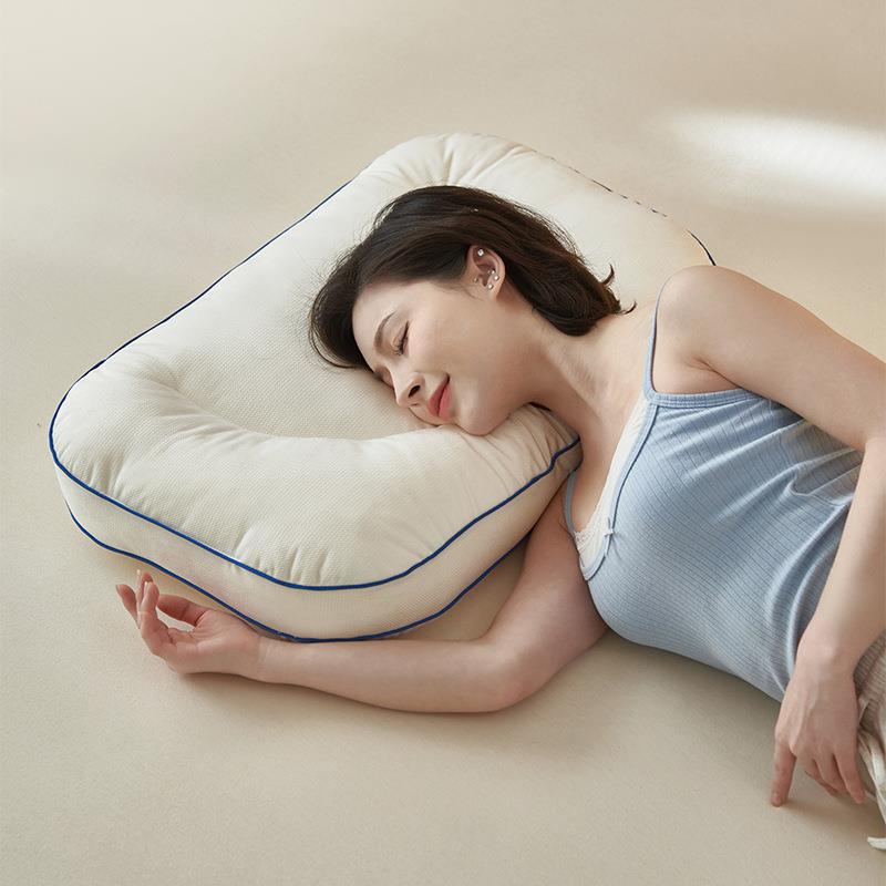 KKX款立体护颈型枕成人枕头48*单74新cm/人家用白色枕芯定枕