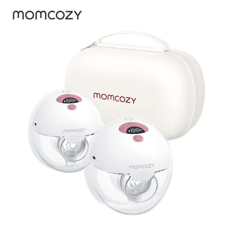 正品Momcoz吸奶器电穿戴一体式 免动奶手扶静音y便携双边全自动小