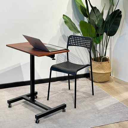 热销升写电脑桌床边桌可移动折降叠小桌子上HY-VCD40沙发懒人书桌