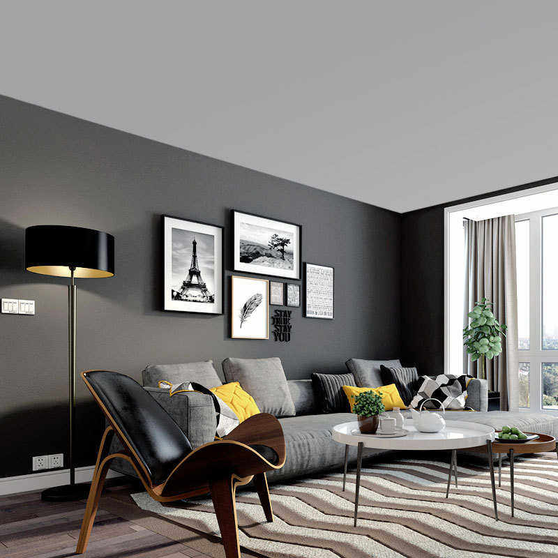 【防水抗污】ins风灰色系墙纸 北欧卧室客厅电视背景墙服装店壁纸,家装主材,自贴墙纸/自粘墙纸,淘宝优惠券,粉丝福利购,淘宝优惠卷