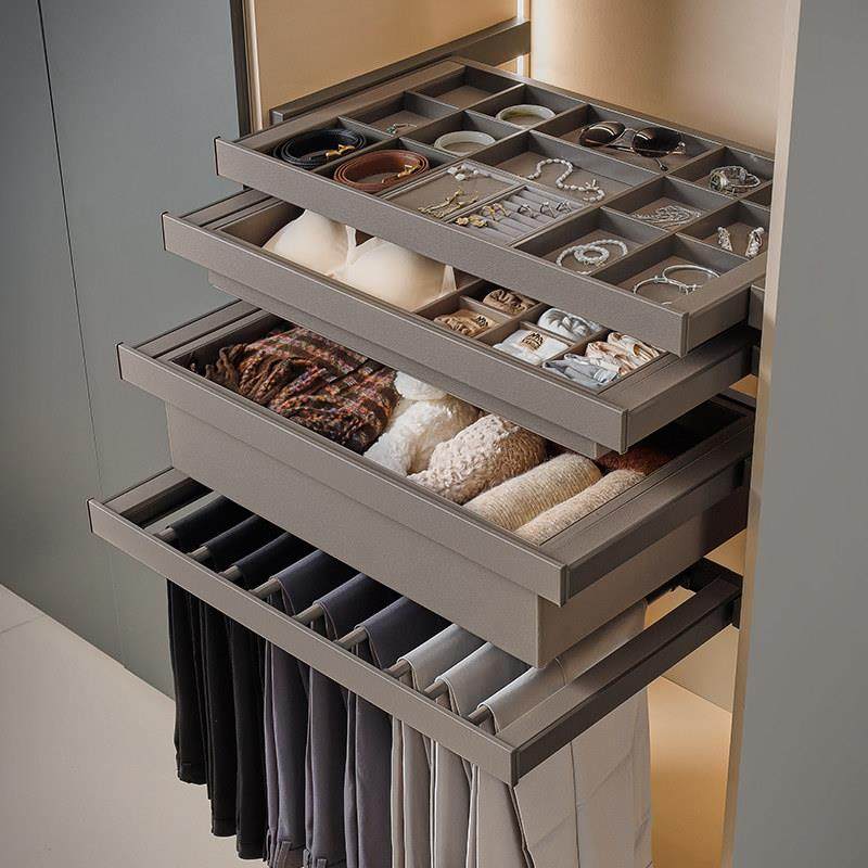 衣柜首饰盒抽屉式多功能收纳拉篮衣帽间抽拉多宝阁格子抽内衣抽,基础建材,衣柜拉篮,淘宝优惠券,粉丝福利购,淘宝优惠卷