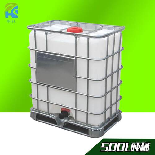 厂家直供半吨桶 500l滚塑吨桶耐酸碱液体存储化工桶pe运输包装桶