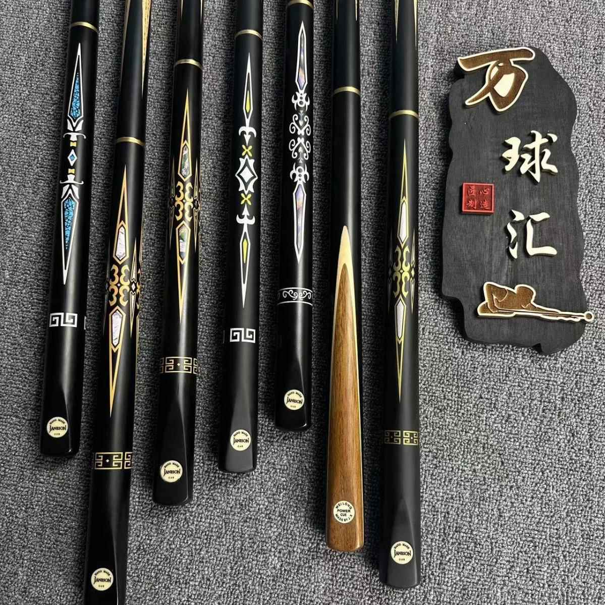工厂台球杆小中头桌球杆中式黑八专用私杆公波茨头斯诺克九球