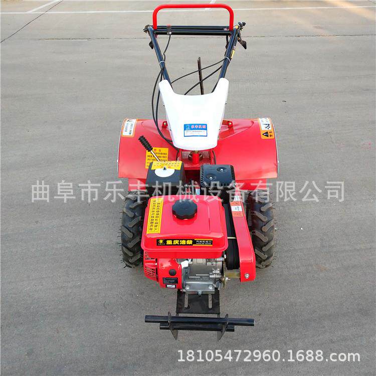 自走式小型松土旋耕机 微型汽油除草机 多功能起垄开沟旋耕机