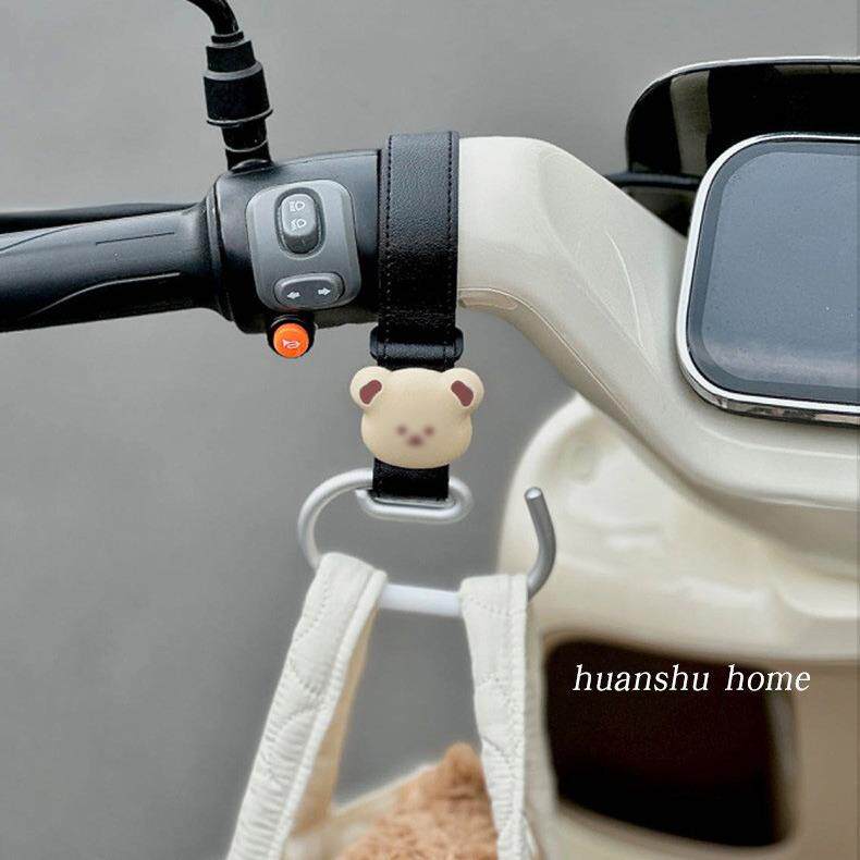 跨境热销婴儿车挂钩皮革推车挂钩童车通用配件大号铝合金挂包钩子