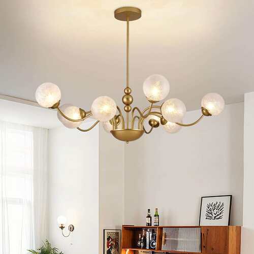 中古风吊灯美式浪漫客厅餐厅卧室简约现代奶油法式轻奢风复古吊灯