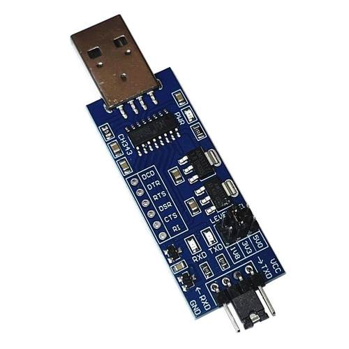 CH343G模块 USB转TTL/UART USB转串口 单片机下载器 1.8V/3.3V/5V