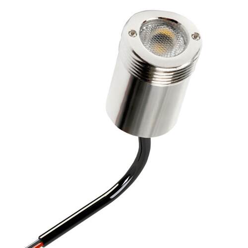 24mm 2W高亮不锈钢LED偏光弧形扶手灯楼梯扶手灯亮化护栏管灯跨境