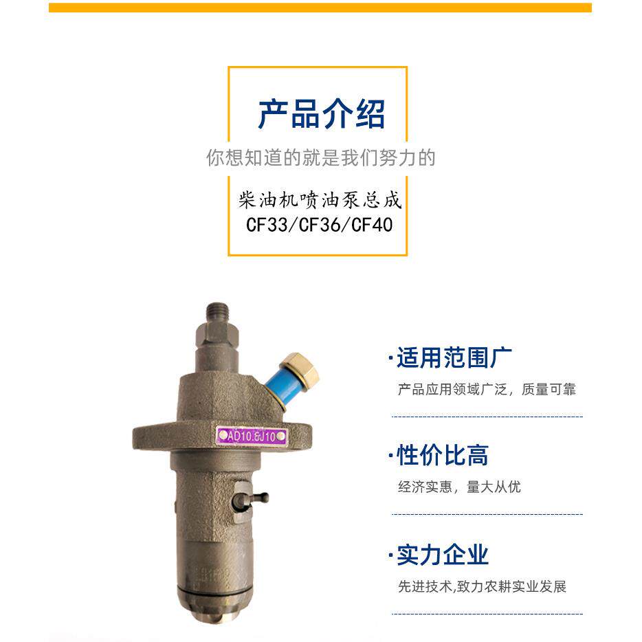 常州常发柴油机喷油泵总成 cf33cf36cf40柴油机喷油泵总成配件