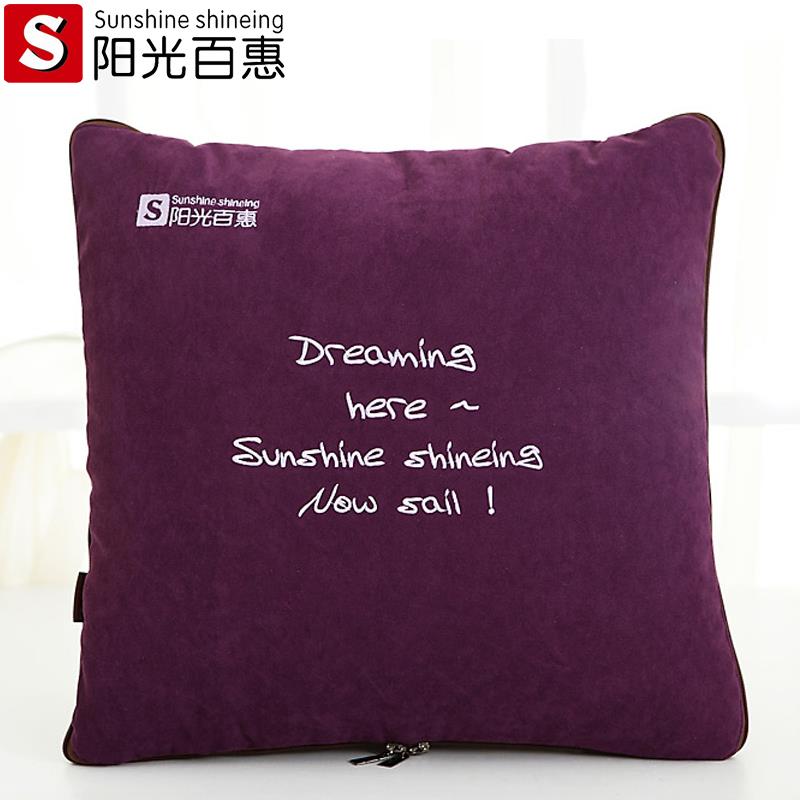 高档男款睡觉抱枕子女两用靠枕办公被室汽车用内午枕神器折睡叠空