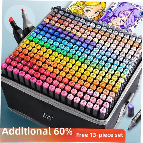 Marker pen 100 color suit animation cartoon 48 color touch a