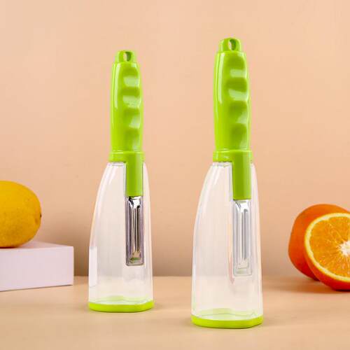 Storage-type Peeler with Container, Multi-functional Fruit a